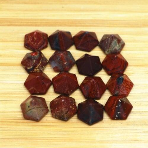 14x10mm Reiki Stone Cabochon No Hole Beads DIY Chakra Pyramid Natural Opal Citrines Obisidian Crystal Quartz Cabochon Beads