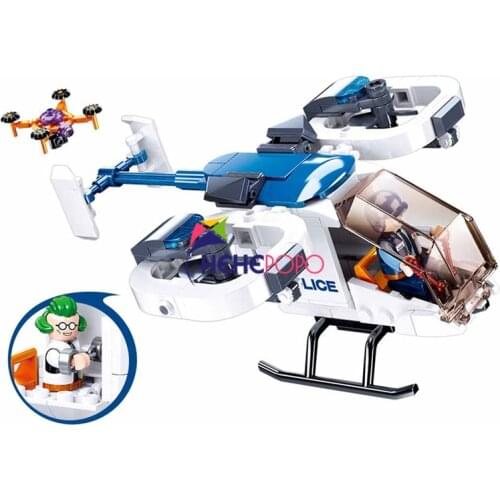 161pcs M38-B0823 SLuban Maritime Police Series Building Block Minifigures Educational Toy Block Toys For Kids Gifts Boys