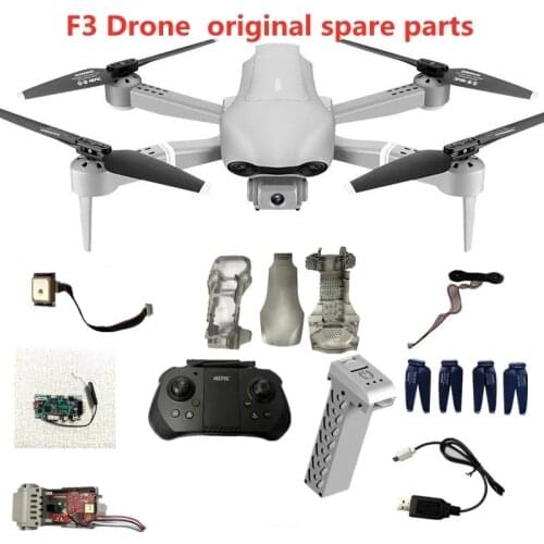 F3 Drone Battery Original Accessories USB Charging Cable Propeller Maple Leaf For 4D-F3 GPS Drone Spare Parts Flight 23-25 Minut