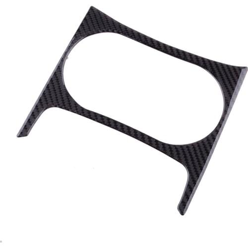 Car Console Water Cup Holder Panel Trim Cover Decor Frame Carbon Fiber Fit For Audi Q5 SQ5 2013 2014 2015 2016 2017