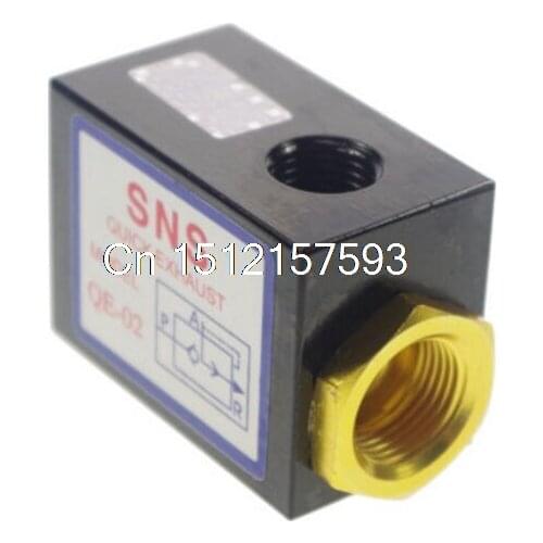 Pneumatic G1/4" Inlet Port Air Quick Exhaust Valve Aluminum QE-02 x 1