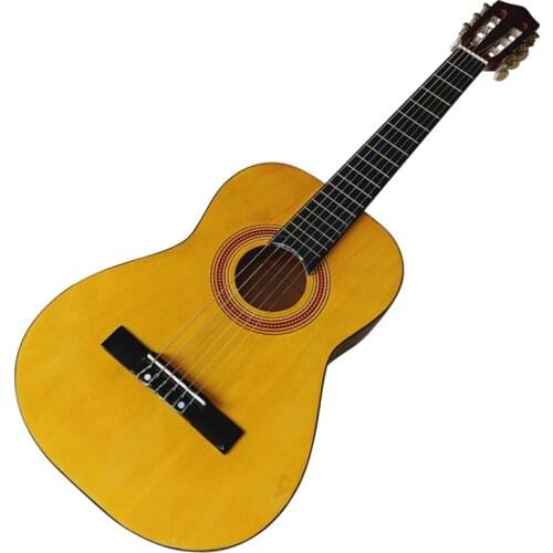 High grade Acacia top headless electric guitar