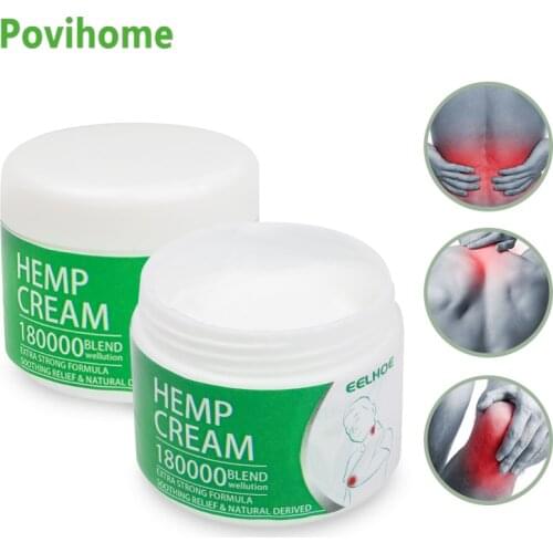 30g Hemp Pain Relief Cream Neck Arthritis Joint Shoulder Lumbar Spine Back Orthopedic Balm Ointment Muscle Ache Herbal Plaster