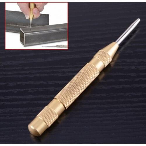 LETAOSK 5" Automatic Center Pin Punch Strike Spring Loaded Marking Starting Holes ToolAccessories