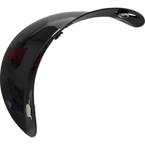 Hot Universal 3 Snap Visor Face Shield Lens For Motorcycle Helmets Open Face D5QE