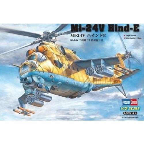 Hobby Boss model kit 1/72 87220 Mi-24V Hind-E fighter plane plastic hobbyboss