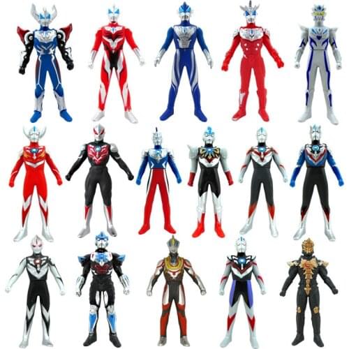13cm Ultraman Geed Belial Zero Soft glue toys Orb joints move childrens toys and other more than 50 kinds of puppets