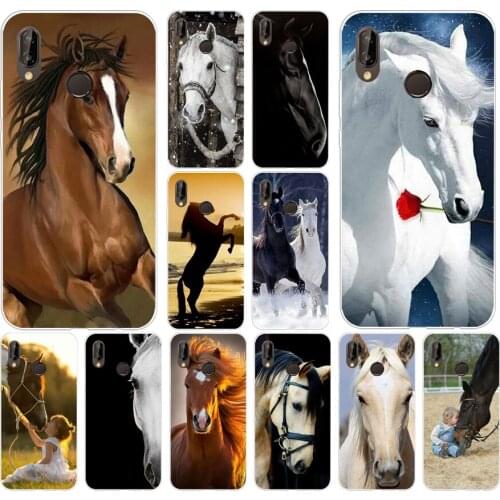 150H The Finest Horses Soft Silicone Tpu Cover Case for huawei p 20 lite pro y6 2017 mate 10 lite