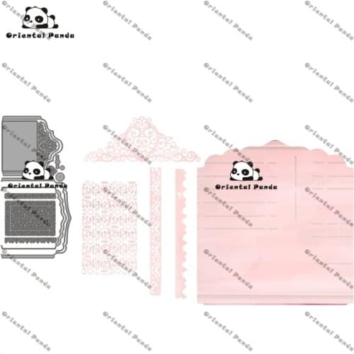 New Dies Beautiful frame Metal Lace envelope Dies diy Dies photo album cutting dies Scrapbooking Stencil stamps and