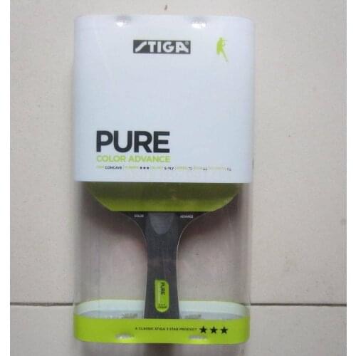 Original Stiga PURE table tennis rackets blade pimples in rubber colorful player stiga rackets sports ping pong rackets paddles