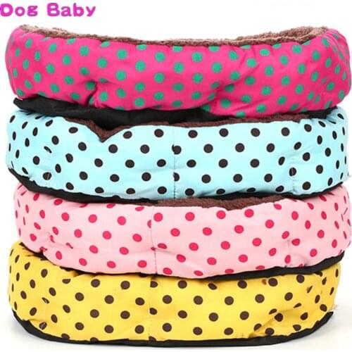 Dogbaby Warm Soft Dog Bed Suitable Pet Cat Rabbit Octagonal Bed House Cushion Basket For Small Medium Pet