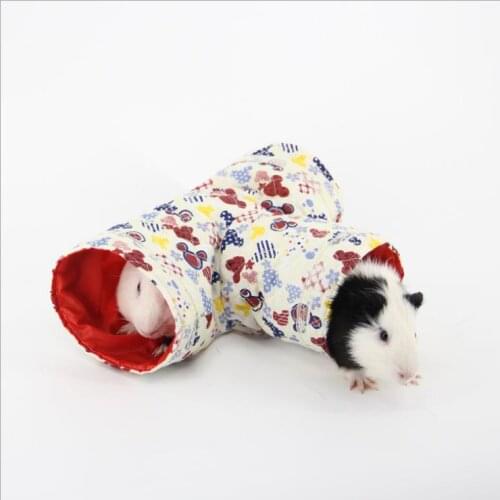 Spring and Autumn Hamster Toy Chinchila Pig Spider Tunnel Toy Totoro Hamster Rat Three Channel Toy D668