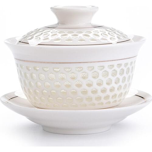 NEWYEARNEW 1piece Tea Tureen Ceramic Tea Cup of Tea Tableware Business Gift Accessories Free Shipping