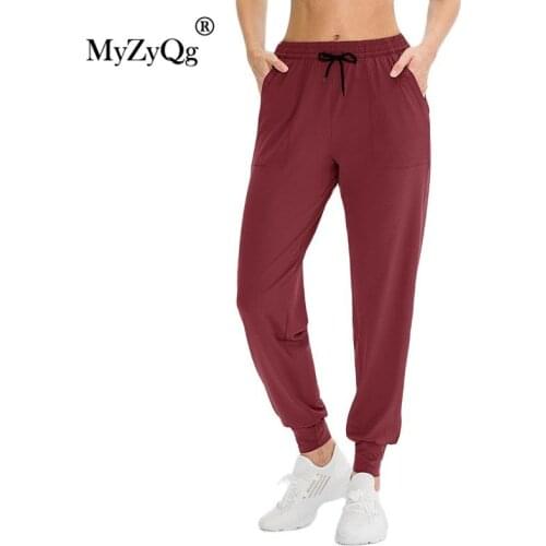 Women Drawstring Long Running Pants Sports Breathable Quick Dry Loose Yoga Sweatpants Fitness Outdoor Tracksuit Gym Sportswear