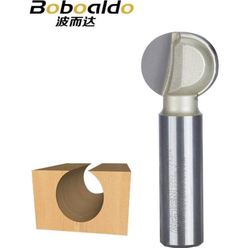 1/4 1/2 Ball Milling CNC Bits For Wood Root Carving CNC Woodworking Round Engraving Milling Cutter Tongpiercing Arden Router Bit