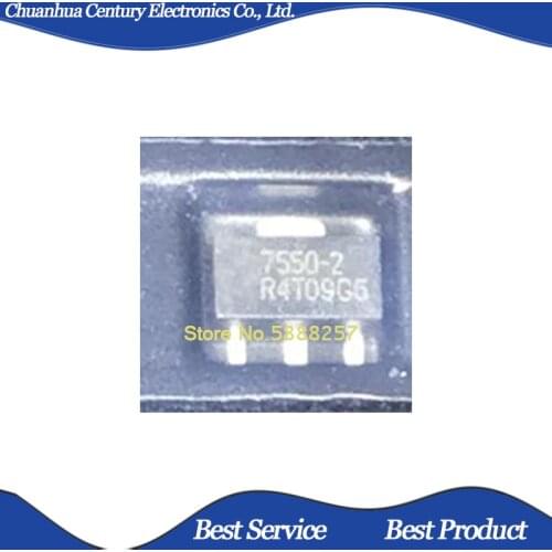 10 pcs/lot HT7550-2 7550-2 SOT89 Original and New In Stock