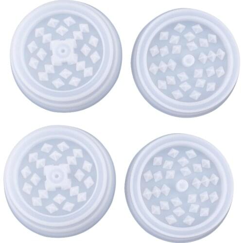 2Set of Self-Made Cigarettegrinder, Shredded Tobacco Crusher, Silicone Diy Crystal Glue Mold