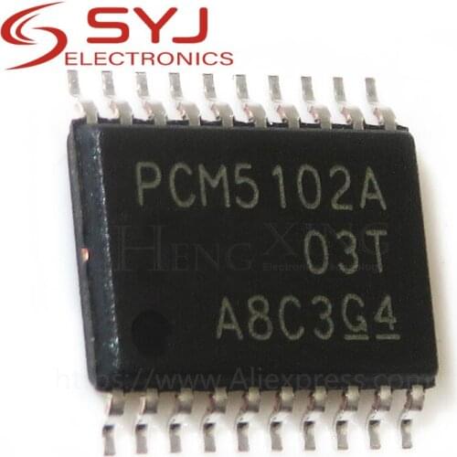 2pcs/lot PCM5102APWR PCM5102APW PCM5102A PCM5102 TSSOP-20 In Stock