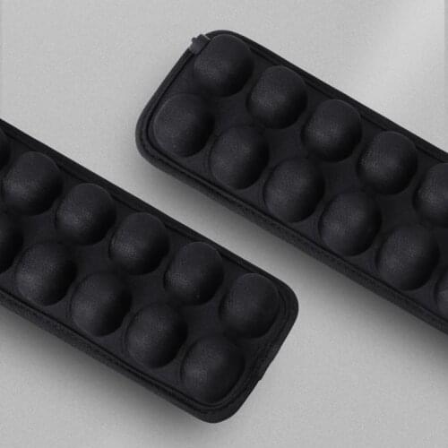 2pcs 3D Airbag Decompression Shoulder Straps Outdoor Summer Cool Breathable Camera Backpack w/ Inflatable Tube New Style