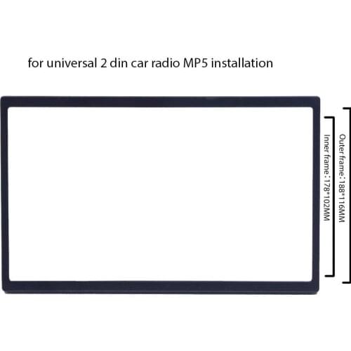 3.94 inch Car Radio 2din MP5 100MM Din Frames for Double Din Media Player Car Accessories for Installation