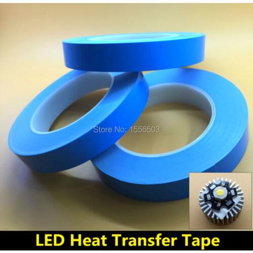 8 PCS 10mm 20mm*25m*0.2mm Transfer Double Sided Heat Thermal Conduct Adhesive Tape for LED Module PCB Heatsink CPU instead RTV