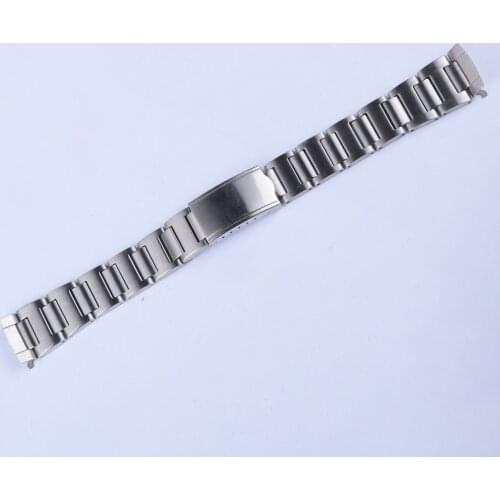 19mm vintage 316L hollow curved end watch strap band bracelet for seiko watch 6139-6002 6000 6001 6005 6032 chrono