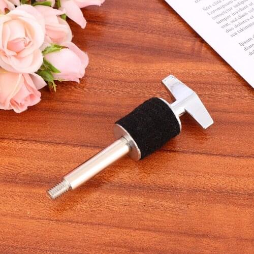 Cymbal Stacker Iron Plating Drum Hanging Screw Musical Instruments Drum Accessories - High Pitch (Black)