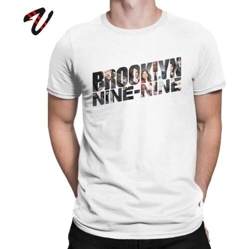 100% Cotton T-Shirts Men T Shirts Brooklyn Nine Nine 99 Tops Vintage Short Sleeve B99 Captain Holt Tee Shirt O Neck Clothing