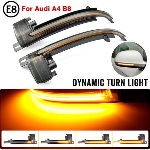 Mirror Indicator Turn Signal Light For Audi A4 A5 B8 B8.5 A3 8P Q3 A6 C6 4F S6 SQ3 A8 D3 8K RS3 RS4 S5 Dynamic Indicator Blinker