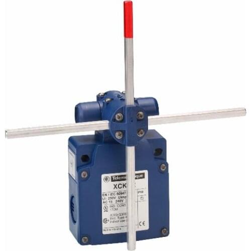 XCKVR24SR1H29 Limit switch XCKVR - stay put crossed rods lever 6mm - 2x(NC+NO) - slow - M20