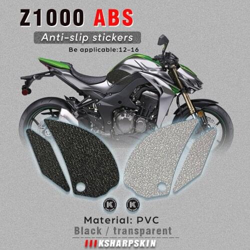 Motorcycle pad tank grip fuel tank pad sticker gasoline knee traction side Non-slip decals for KAWASAKI 10-15 Z1000