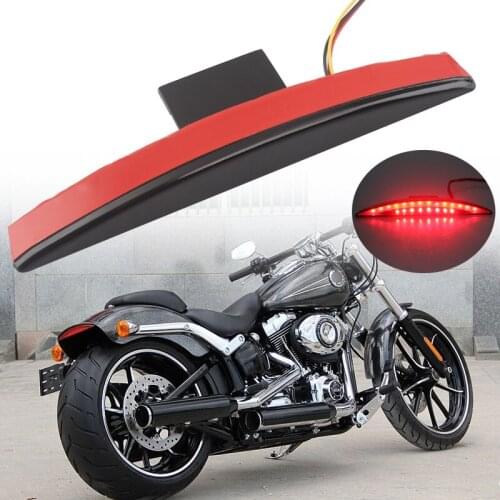 Motorcycle Rear Fender Tip LED Brake Tail Light Lamp fit for Harley Breakout FXSB 2013-UP