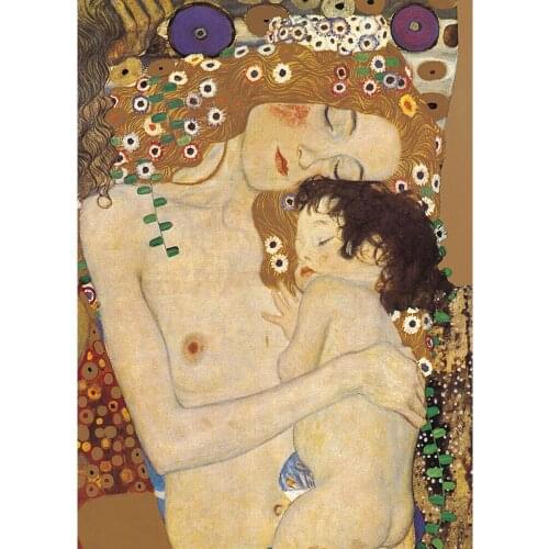 1000 pieces Puzzle Mothers embrace Adult Landscape Mothers love Cartoon jigsaw Puzzles For Children Toys Mother'Day Gift