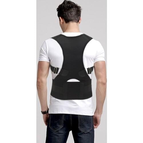 Adjustable Posture Corrector Brace Back Brace Belt Support Lumbar Brace Shoulder Band Belt Karset Corset Back Posture Men