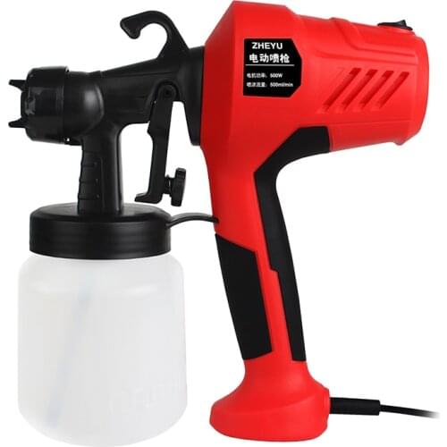 2.5MM Nozzle Spray Guns Paint 550W 220V 800ML High Power Spay Guns Home Electric Paint Sprayer Easy Spraying Cleanning