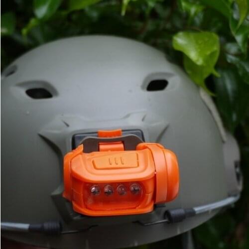 Tactical Helmet Headlamp Outdoor Head lamp With Led Lighting 70 Lumens