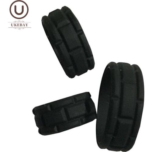 UKEBAY 2020 NEW Silicone Ring Elasticity Rings Punk Style Black Ring Finger Tire Geometric Jewelry Rubber Accessories Rings