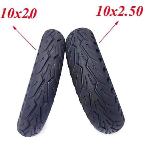 High Quality 10x2.0 Solid Tire or 10x2.50 Honeycomb Solid Tyre 10 Inch Electric Scooter Wheel Explosion-Proof Tire Accessories