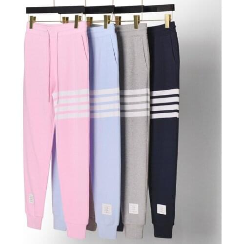 2021 Fashion TB THOM Brand Sweatpants Women Spring Cotton Casual Sports Trousers Tracksuit Bottoms Womens Jogger Track Pants