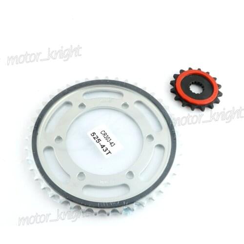 Motorcycle Sprocket Is Suitable For SUZIKI GSXR600 GSXR750 2011-2018 Front Rear Sprocket High-Quality Hardened Gear
