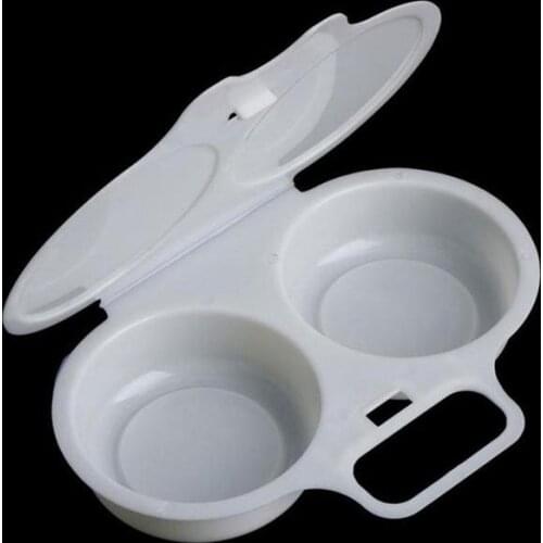 1/2pcs Eggs Steamer Box Useful Two Eggs Microwave Omelet Cooker Pan Microwavable Cooker Omelette Kitchen Tools WALK KONW