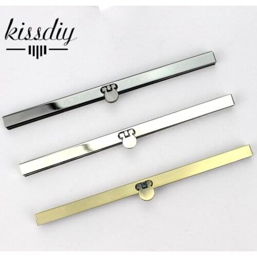 10pcs/lot 19cm Antique Bronze Gun Black Silver tone Metal Purse Frame purse Making Supplie for wallet bags accessory