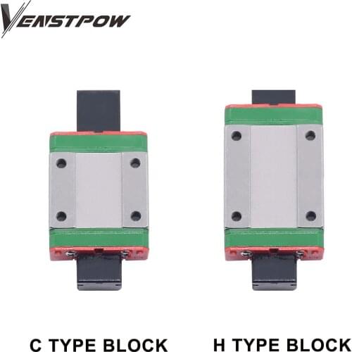 2pcs MGN7H MGN7C MGN9H MGN9C MGN12H MGN12C MGN15H MGN15C carriage block for MGN9 MGN12 MGN15 linear guide 3d printer CNC part