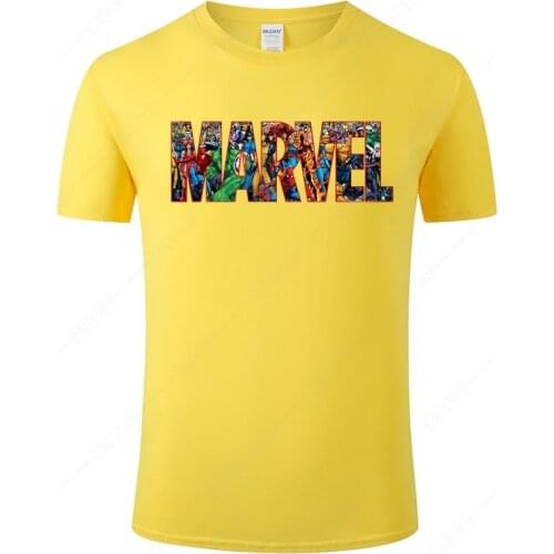 2021 Summer Marvel Print T shirt Men Women Tops Casual Brand T-shirt Fashion Cotton Short Sleeve Cool Tee Unisex Clothing J37