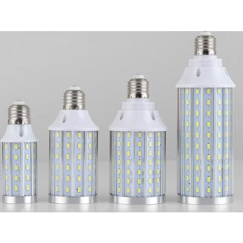 30pcs LED lamp Corn light No Flicker 15W 20W 25W 30W 35W 40W 45W E27 B22 5730SMD 85V-265V Aluminum Cooling High Power Bulb