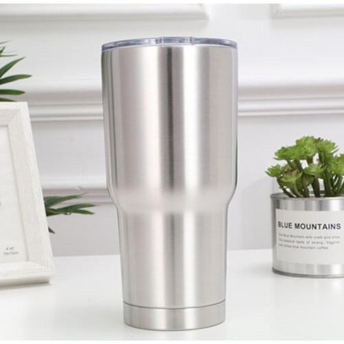 30 oz Car Cup Tumbler Double Wall Stainless Steel Vacuum Insulated for Water Tea Coffee Beer Travel Outdoor Flask Adults