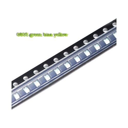 3000pcs/lot 0805 SMD LED 30-40 mcd general light green Yellow green light emitting diode 2012