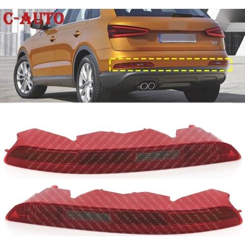 Car Rear Bumper Parking Brake Light Fog Light Tail Light Reflector Light For Audi Q3 2011 2012 2013 2014 2015 Car Accessories