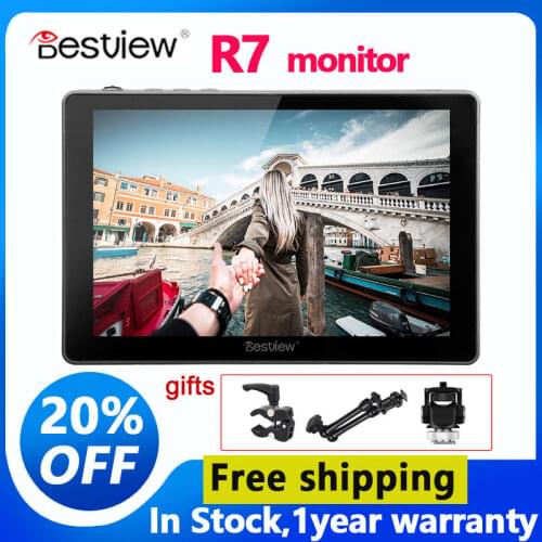 Bestview R7 R7s 7 "1000nit 1920X1200 ekran dotykowy 4K kształt fali/wektor zakres/3D LUT do aparatu Canon Fujifilm Sony