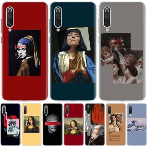 Art Aesthetic Van Gogh Mona Lisa David Phone Case for Xiaomi Redmi Note 10 9 9S 8T 8 7 8A 7 7A 6 6A 9A 9C S2 K20 K30 Pro Fashion